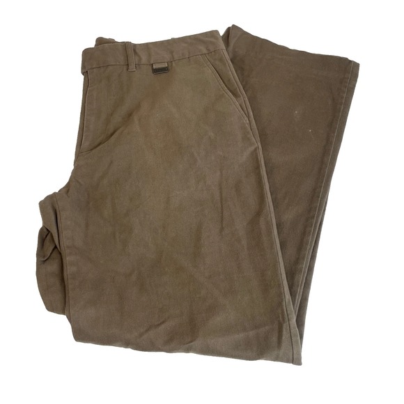 Lauren Ralph Lauren Pants - Lauren Ralph Lauren Straight Leg Trouser Pants Womens 12 Brown Mid Rise Pockets